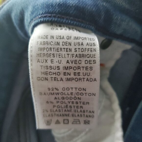 TRUE Religion Cora Medium Wash Mid Rise Straight Leg Stretch Denim Jeans Size 28 - Picture 9 of 10